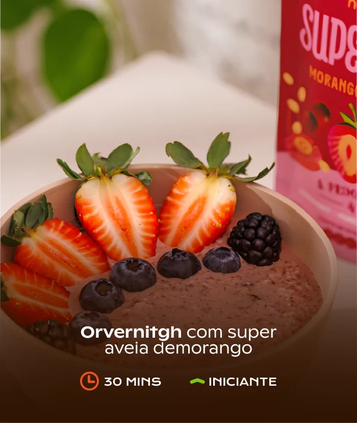 Overnight de morango