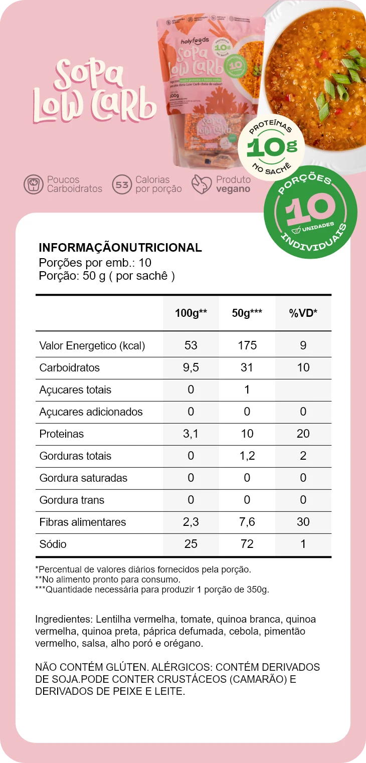 Pack Sopa Low Carb