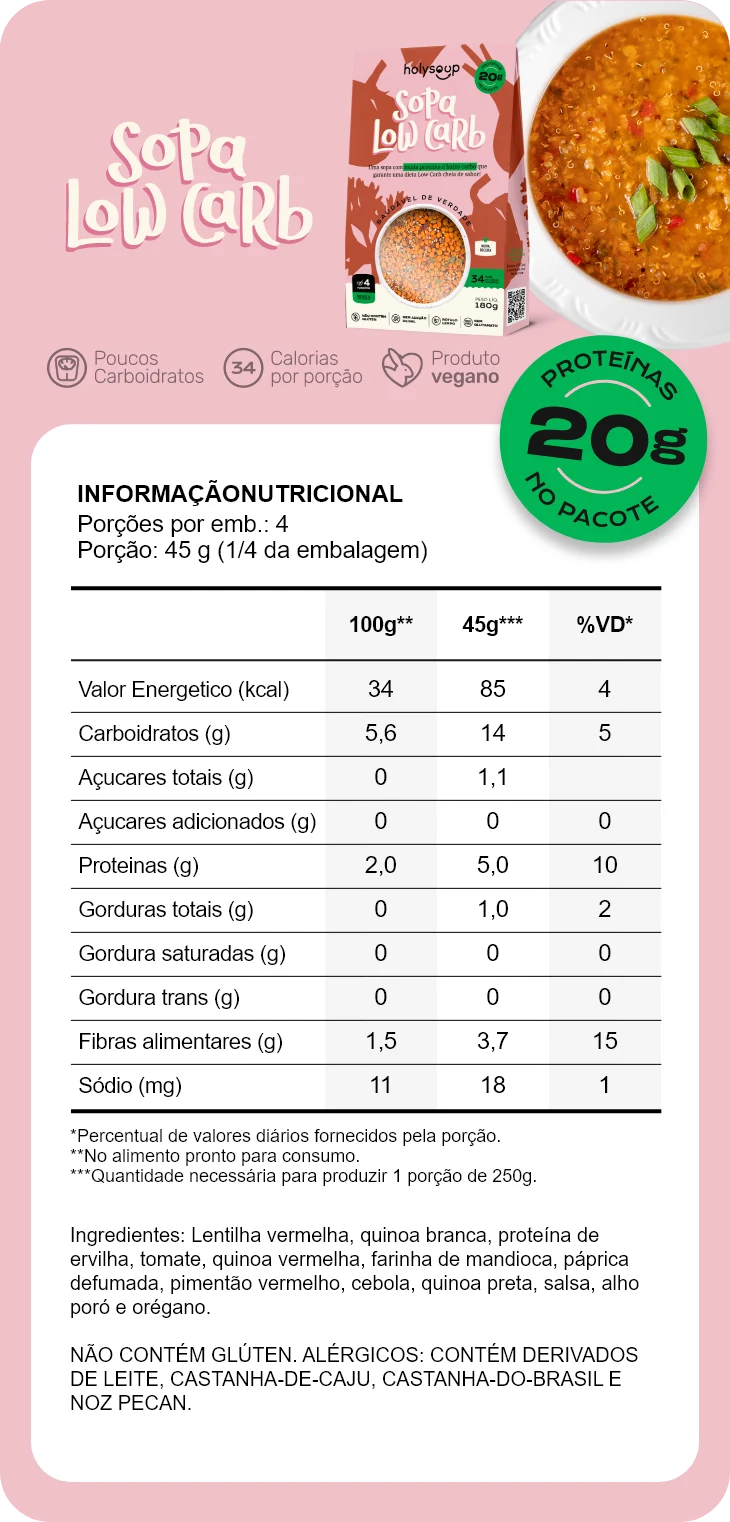 Sopa Low Carb